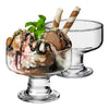 Glass Ice Cream Bowls, Set of 4 - CRYSTALIA GLASS